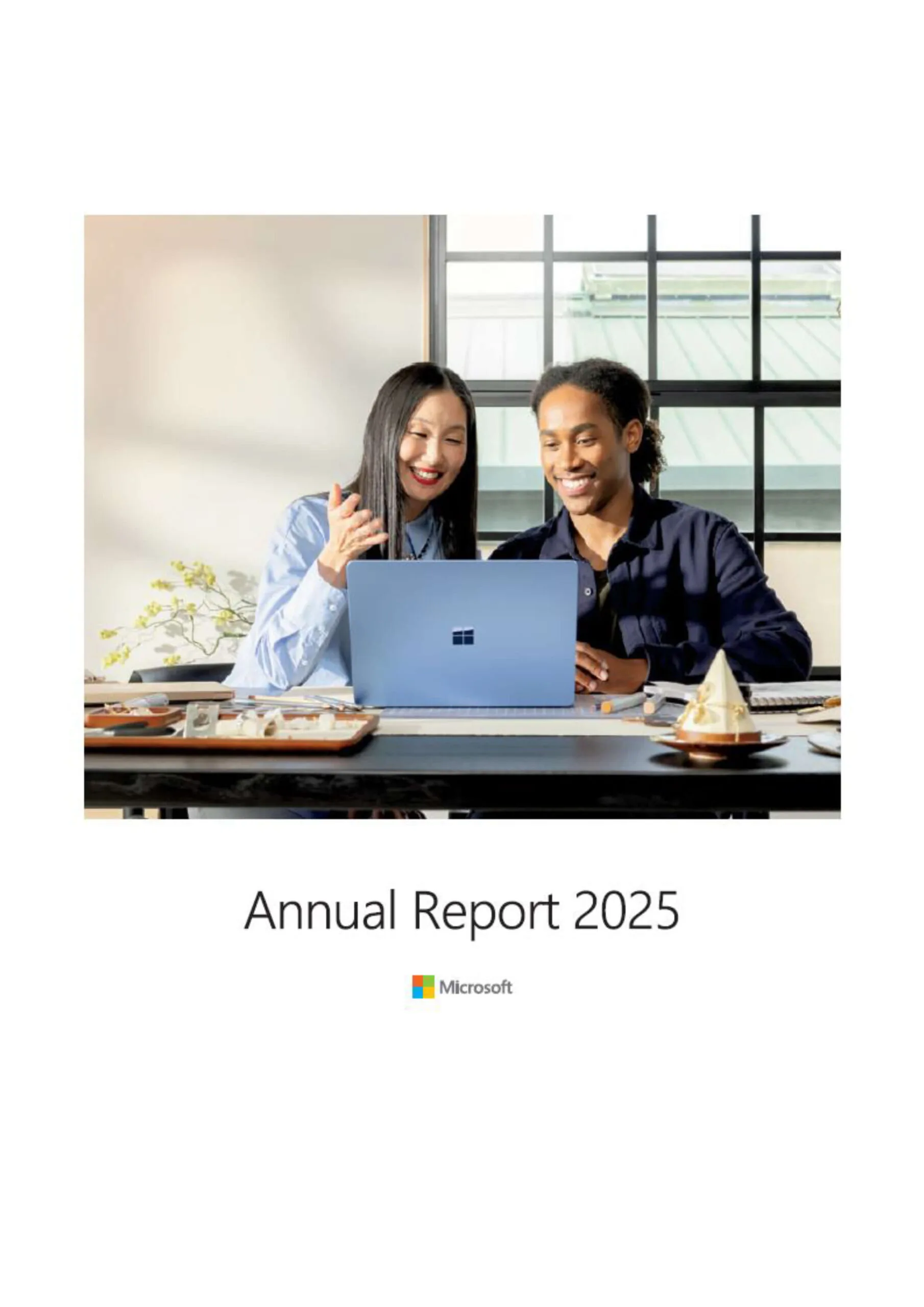 Access Microsoft Corporation’s 2025 annual report for financial performance insights and cloud services.