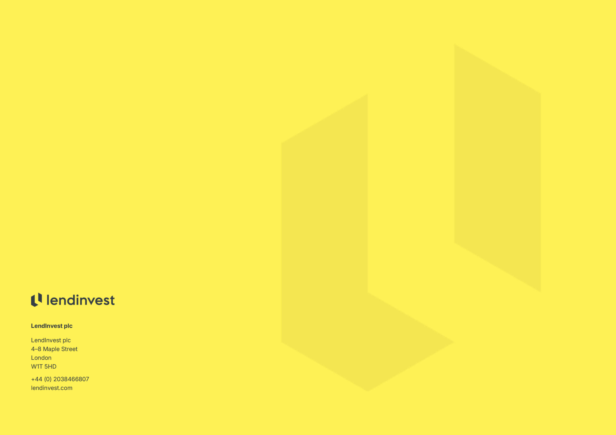 LendInvest plc 2026 Annual Report pages created through a faster, streamlined production process.