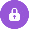 ISO standard security protocols, encrypted data and passwords, all securely backed by AWS.