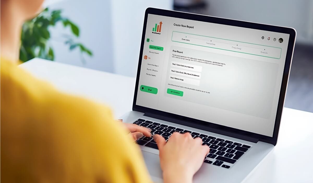 Free Lite version of AI-powered annual report generator for businesses to create reports online.